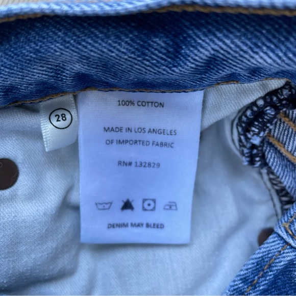 GRLFRND Hayden Low Rise Boyfriend Short, Sz 28 - Picture 8 of 10